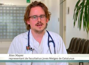 Àlex Mayer, secretari de facultatius joves de Metges de Catalunya